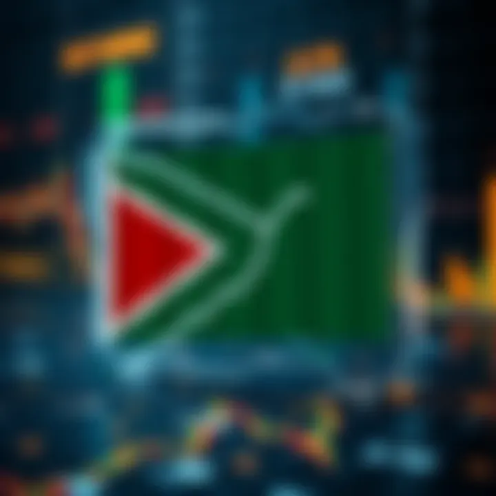 Conceptual graphic of automated currency trading with digital algorithms and South African flag