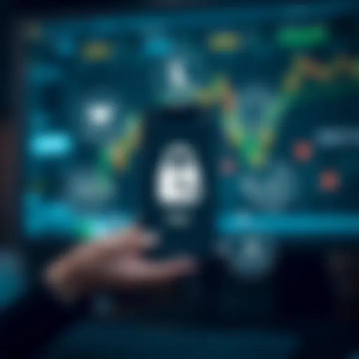Essential Features of Trading Apps for South African Beginners Visual representation of key features in trading apps including security, asset variety, and ease of use