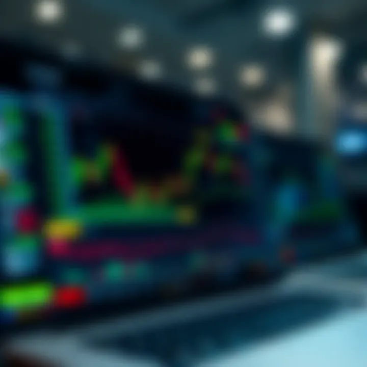 Screenshot of a binary trading platform showcasing demo account interface with market graphs and trading options