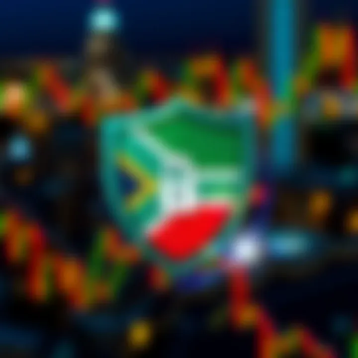 Illustration of a shield symbolizing secure and regulated binary trading environment