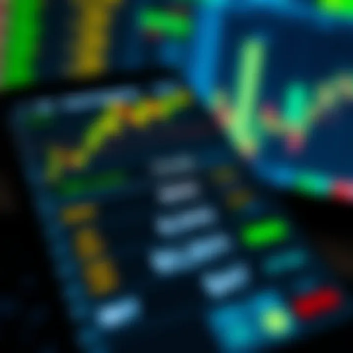 Illustration of a mobile device displaying currency exchange rates highlighting South African Rand volatility