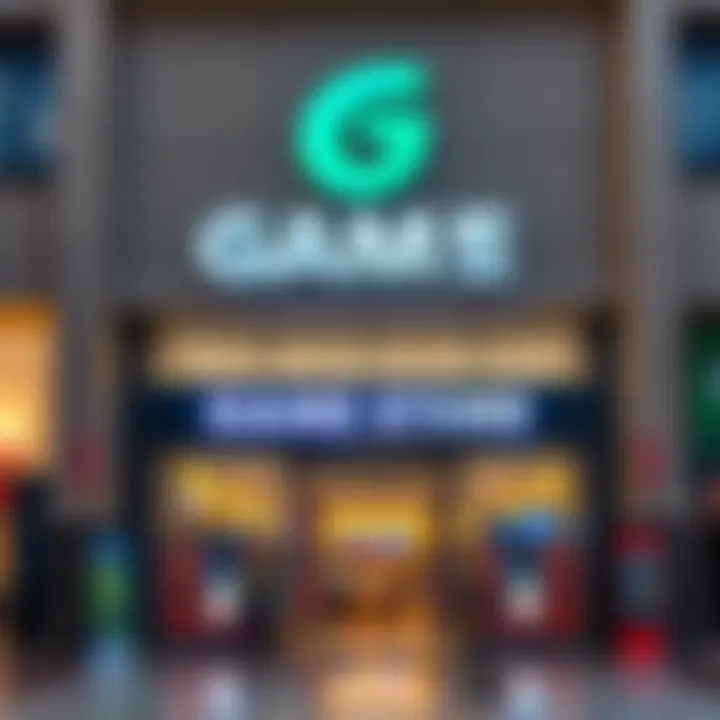 Exterior view of Game store at Kolonnade Mall during daytime showcasing store entrance and signage