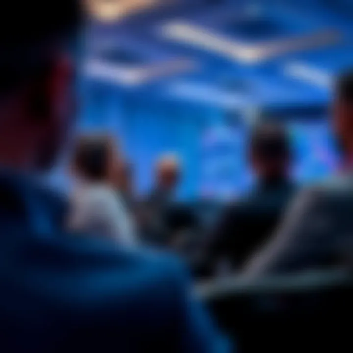 Forex trading seminar in South Africa with attendees focused on charts and strategies