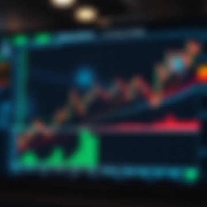 Graph illustrating forex market volatility and liquidity during overlapping trading sessions