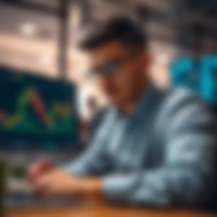 Visual representation of forex market trends and benefits of group trading in South Africa