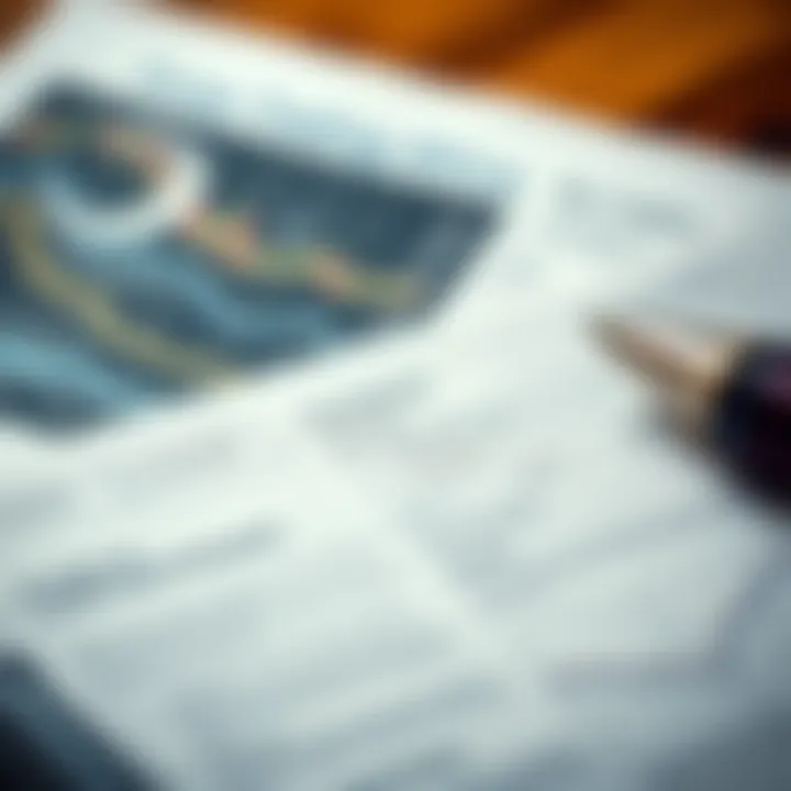 Illustration of a compliance checklist and licensing documents related to forex trading