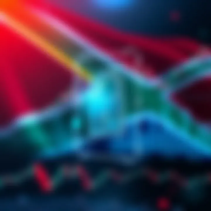 Conceptual visualization of secure online forex trading with digital padlock and financial icons over South African flag background