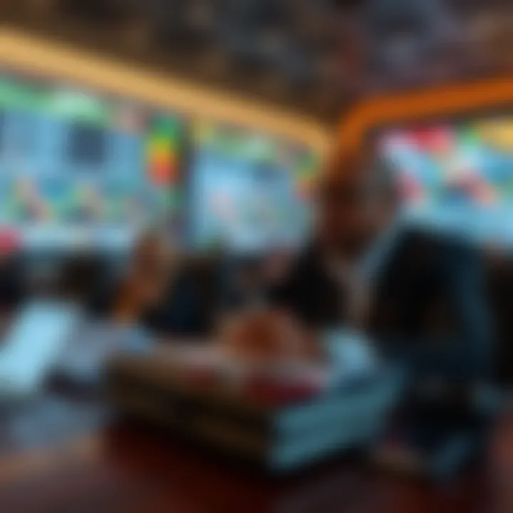 Conceptual illustration of risk management and strategic decision-making in forex trading