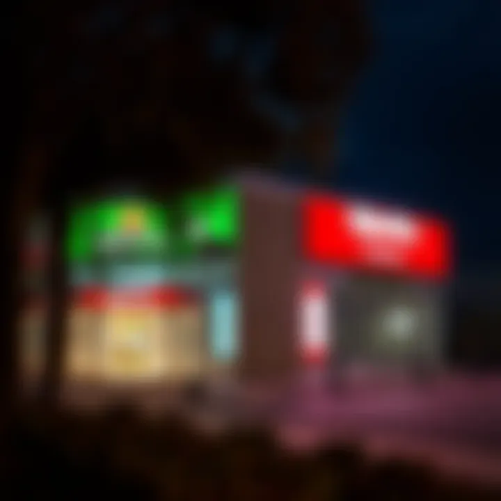 Map showing Highland Mews location and nearby facilities for visitor convenience