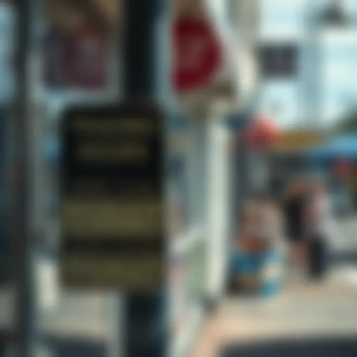 Signage indicating extended liquor trading hours during public holidays in Cape Town
