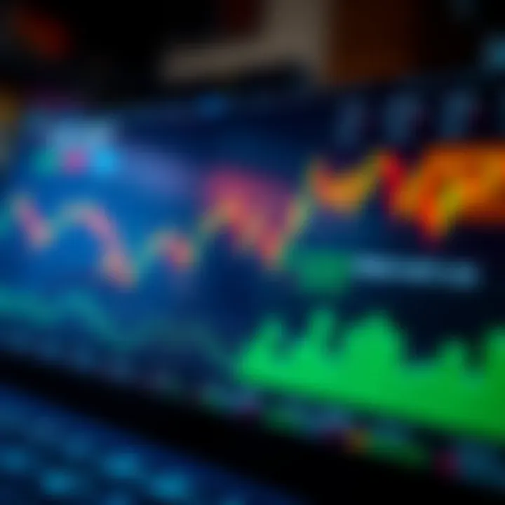 Diagram illustrating the mechanism of binary options trading with financial charts and decision points