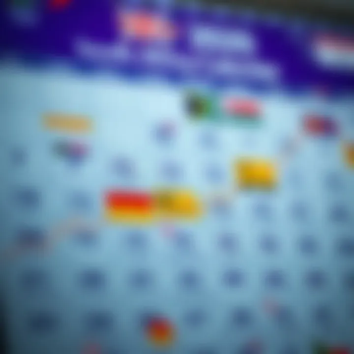 Calendar marked with important economic dates and events relevant to South Africa's financial market