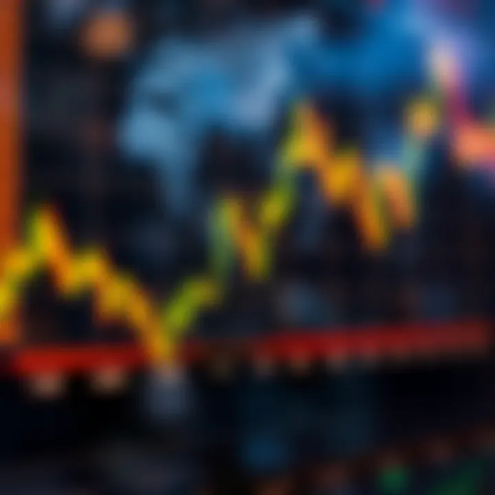 Graph showing fluctuating currency exchange rates illustrating liquidity and trading opportunities