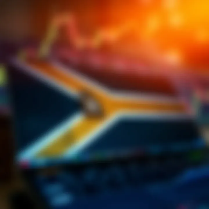 Conceptual graphic of a secure online trading platform with South African flag elements
