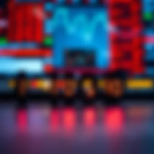 Visual representation of English alphabet letters converted into binary code with digital background