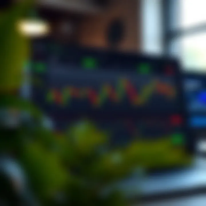 Dashboard interface displaying key features of forex trading robot software