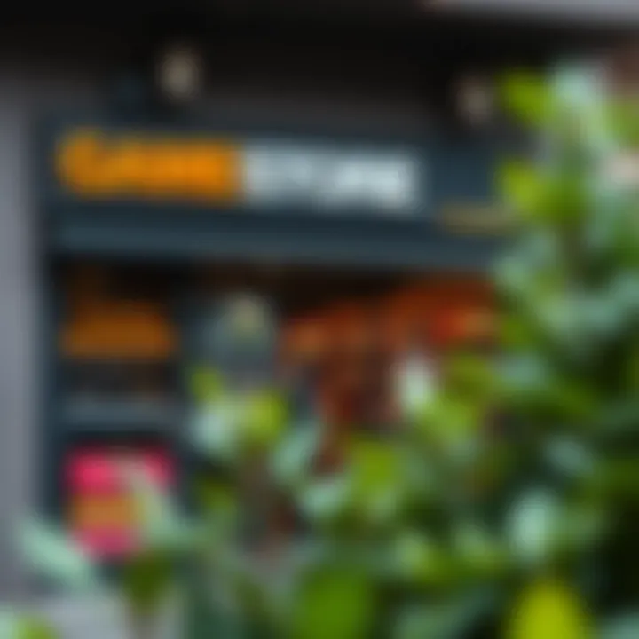 Exterior view of a game store in Paarl with operating hours displayed on the door