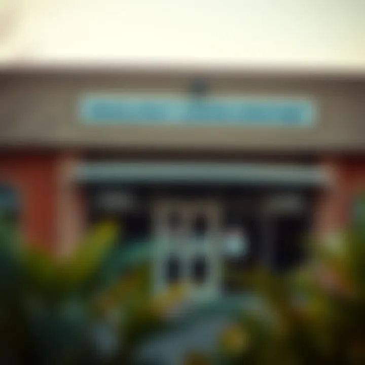 Exterior view of Winkelspruit Licensing Department building with clear signage