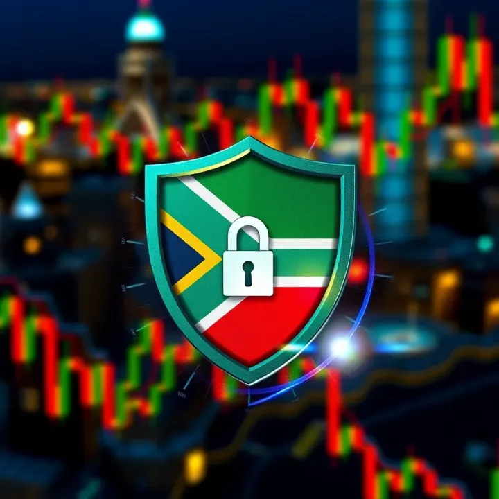 Illustration of a shield symbolizing secure and regulated binary trading environment