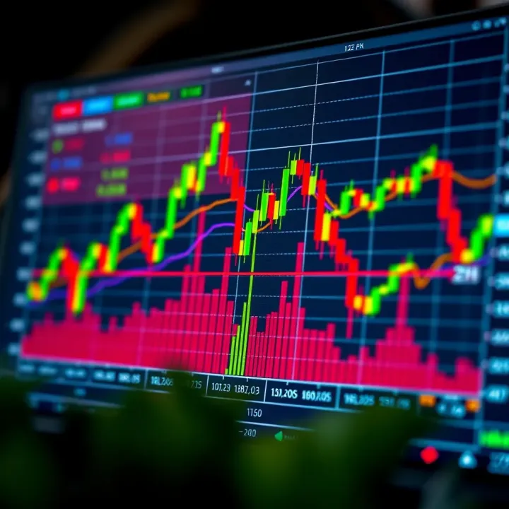 Graph showing comparison of forex trading system performance metrics