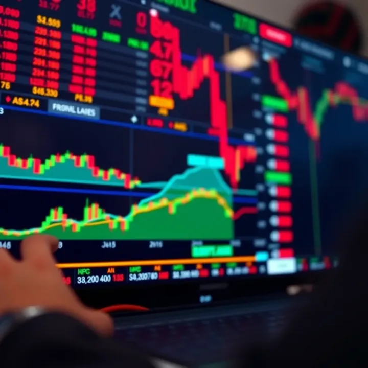 Dashboard of a forex trading platform showing currency pairs and live market data
