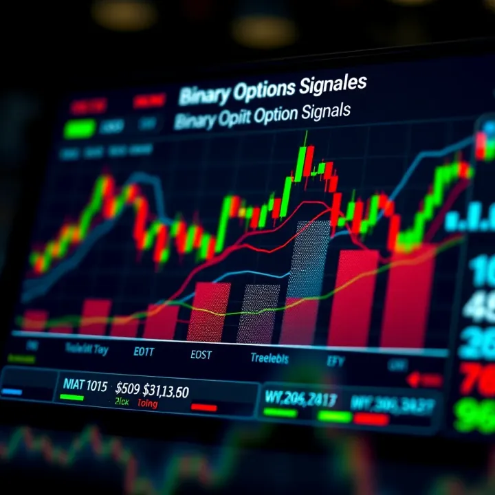 Graph comparing accuracy and reliability of different binary options signals tools