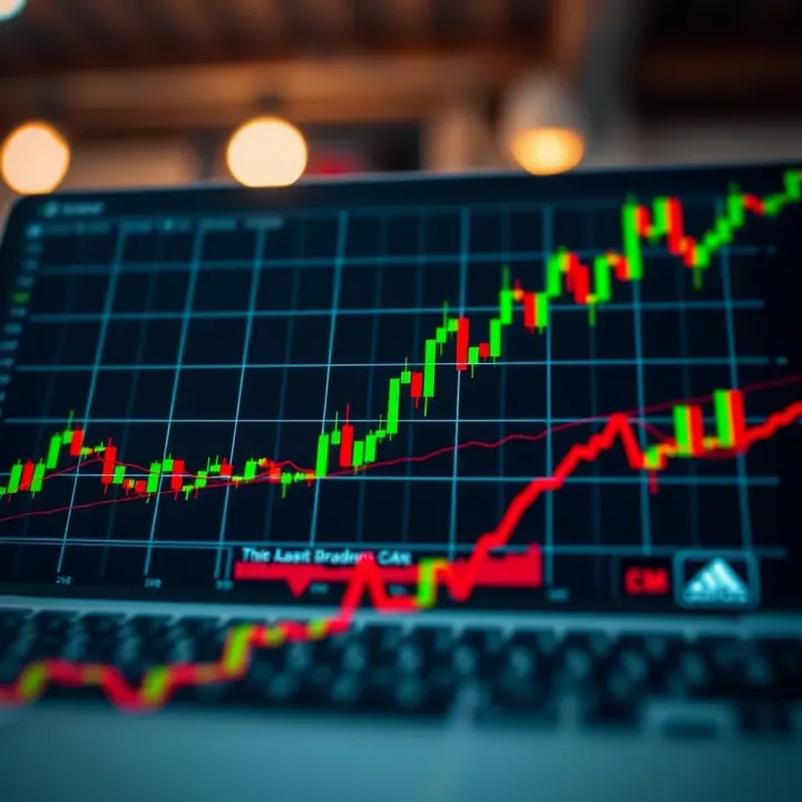 Graph illustrating risk management and disciplined trading techniques in binary options