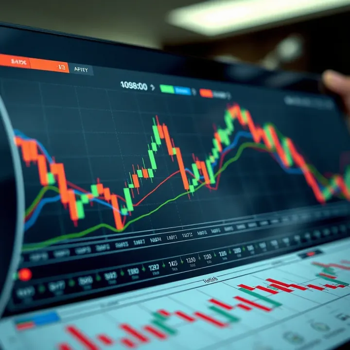 Graph illustrating risk management strategies and market analysis tools for forex trading