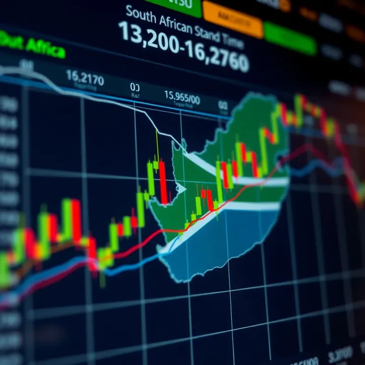 Chart showing overlap of forex trading sessions aligned with South African Standard Time