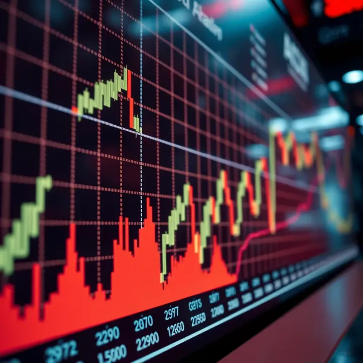 Graph showing currency pairs responding to economic indicators like GDP and inflation