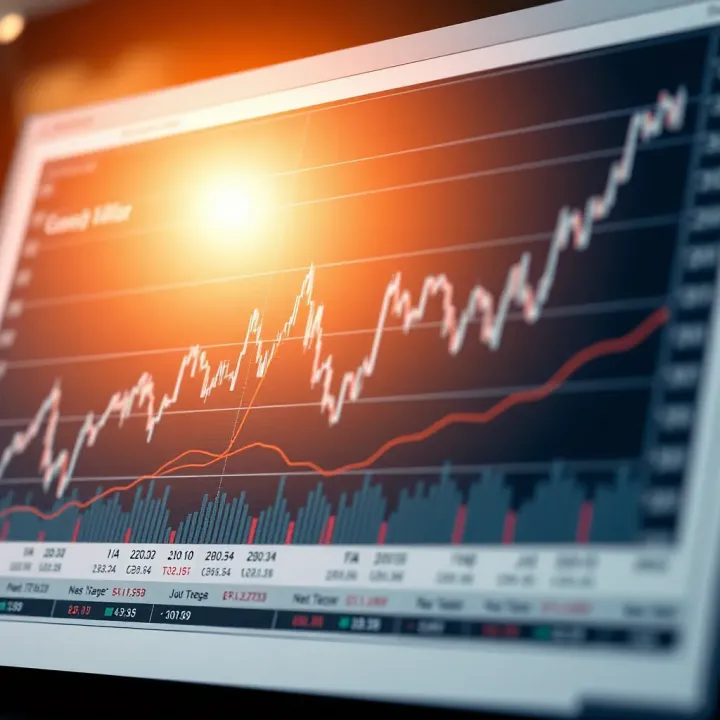 Graph showing impact of economic indicators on South African market trends