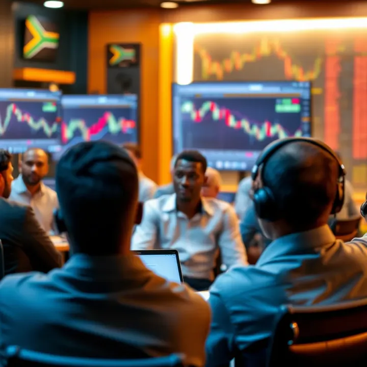 Illustration of online community forum discussing forex trading tips and broker reviews