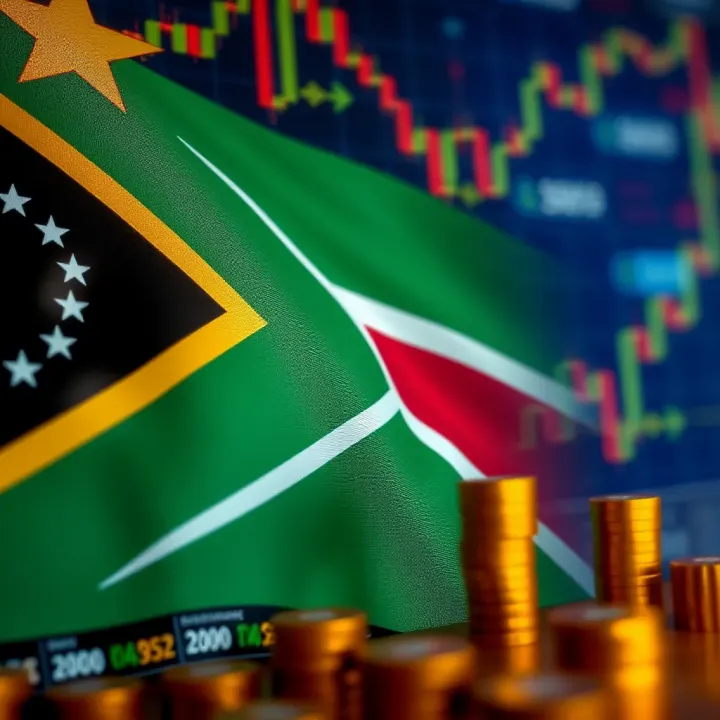 Forex Trading Regulations and Risk Management in South Africa Illustration of South African flag with currency symbols and regulatory icons