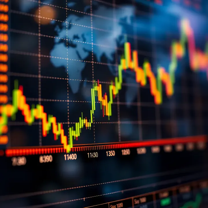 Liquidity and Trading Opportunities in Forex Market Graph showing fluctuating currency exchange rates illustrating liquidity and trading opportunities