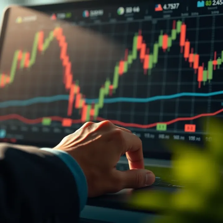 Conceptual illustration of risk management strategies in forex trading