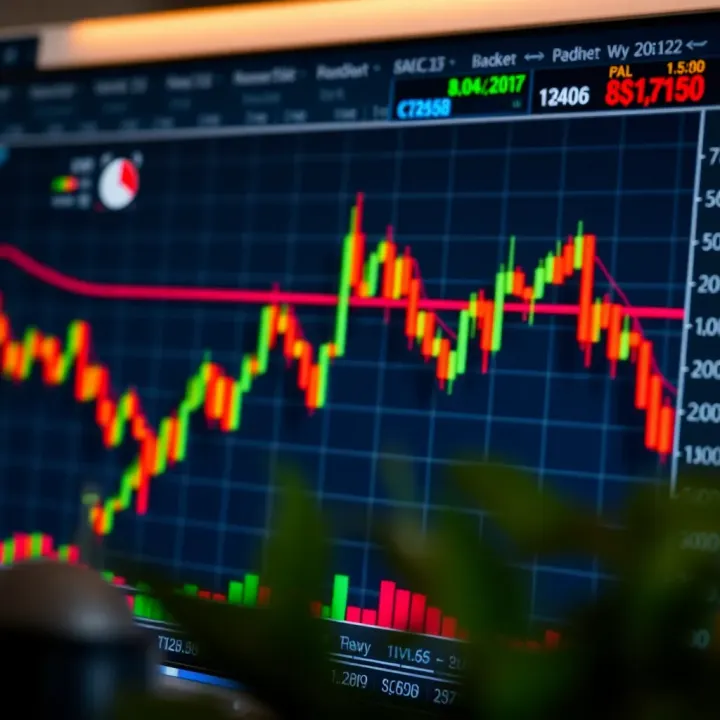 Forex chart displaying classic bullish and bearish patterns for trading analysis