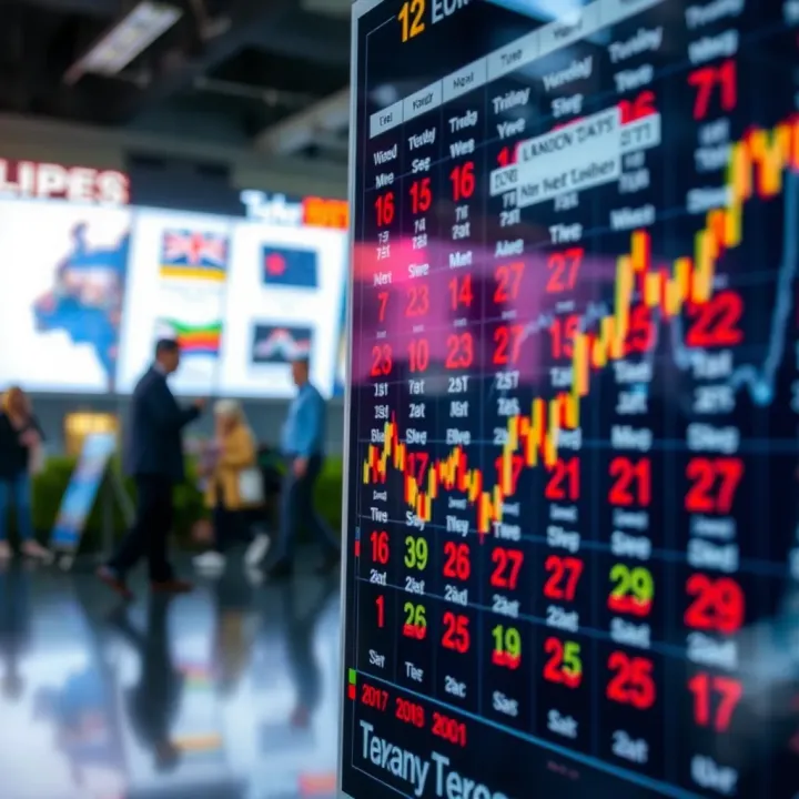 Calendar highlighting public holidays and weekends affecting forex market hours