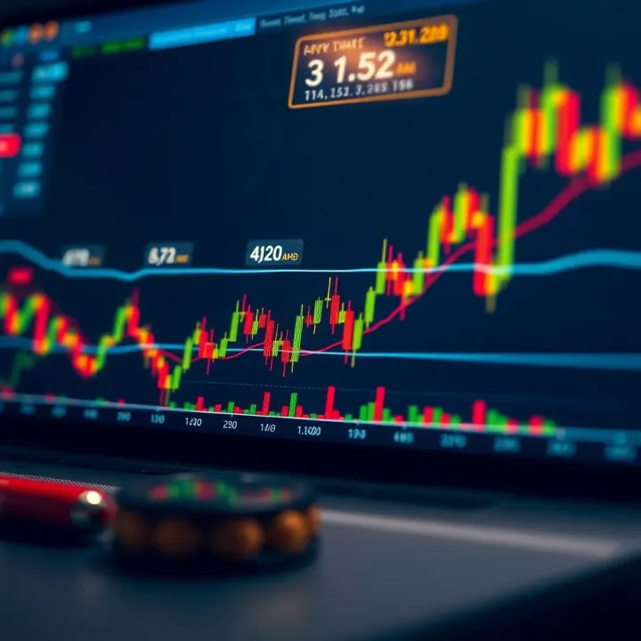 Illustration showing entry points for low-risk forex trading in South Africa