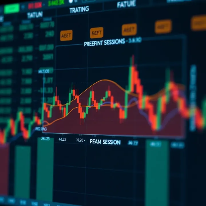 Diagram showing overlapping forex trading sessions with peak market activity and currency pair focus