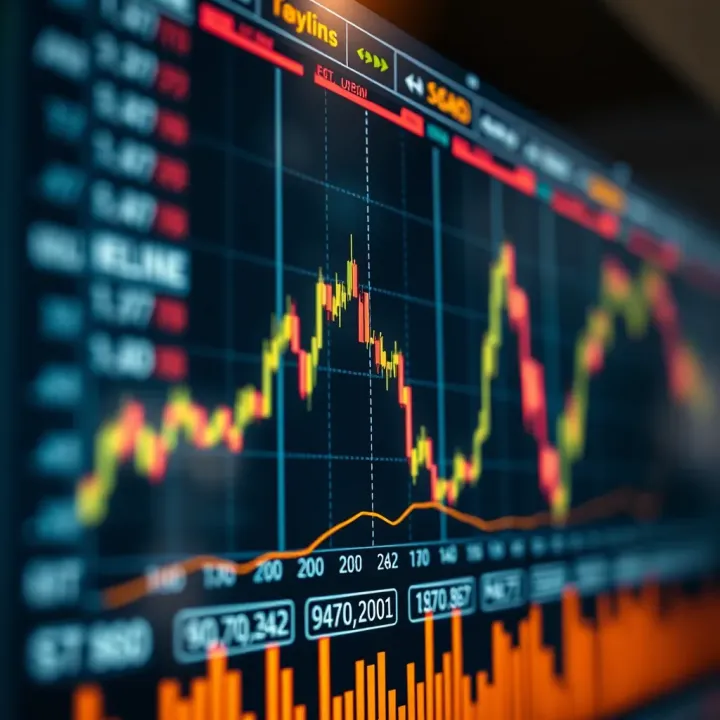 Graph depicting volatility fluctuations during different forex trading sessions affecting South African market activities