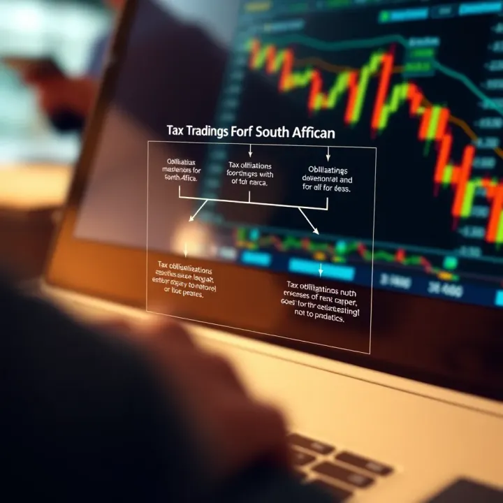 Diagram illustrating tax obligations for forex traders under South African law