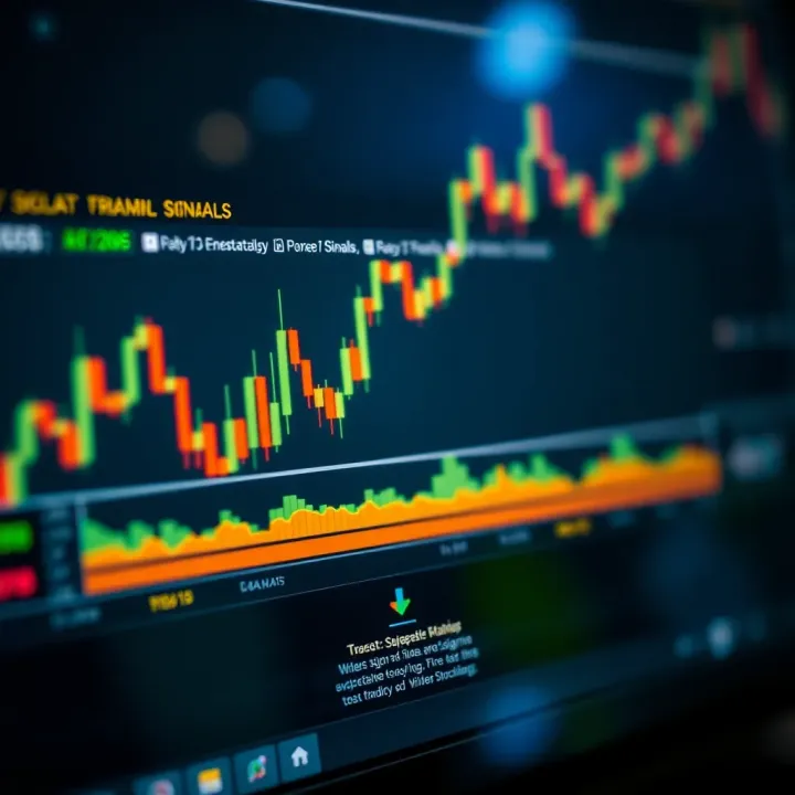Diagram showing integration of forex signals into trading strategy with evaluation steps