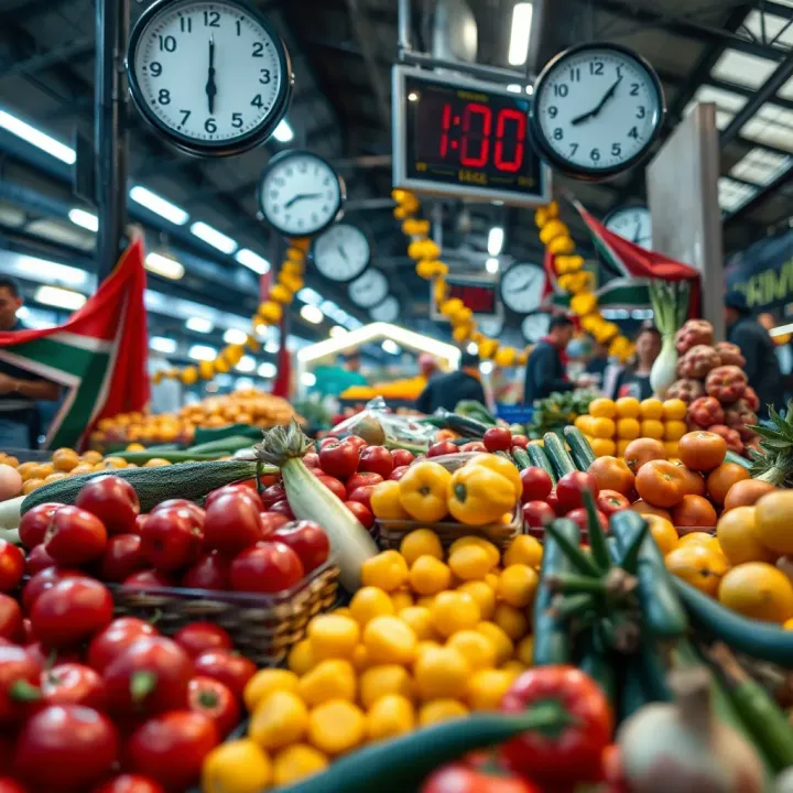 Fruit & Vegetable Market Hours in South Africa
