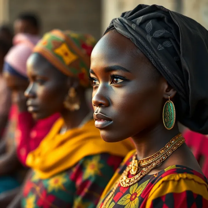 Visual representation of diverse cultural perspectives on gender roles and classifications in South Africa